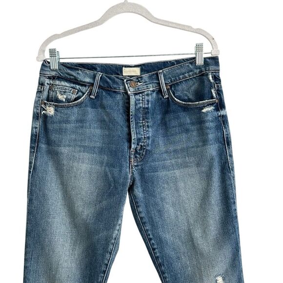 Mother The Nomad Crop Fray Jeans| Size 28 - Picture 6 of 8
